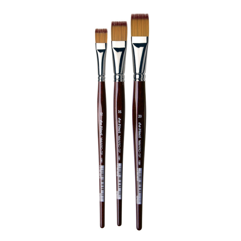 Da Vinci Vario-Tip Flat Brush (Series 1381)